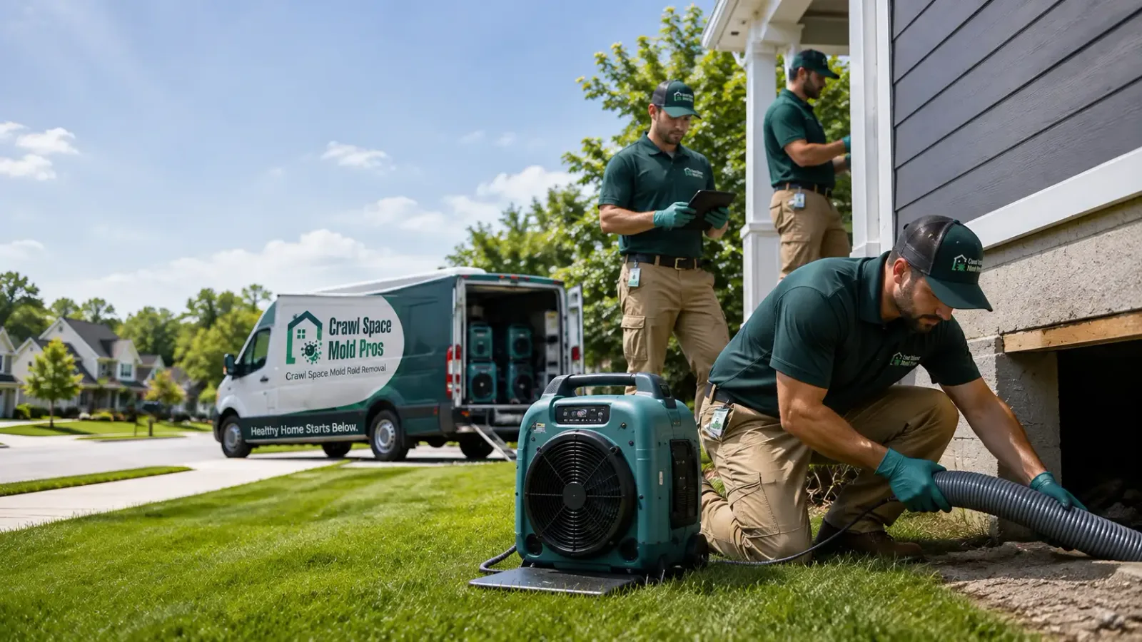 Crawl Space Mold Removal in Waldron, WA